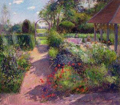 Morning Break in the Garden by Timothy Easton